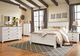 Signature Design by Ashley® Willowton 4-Piece Whitewash King Panel Bed Set-5