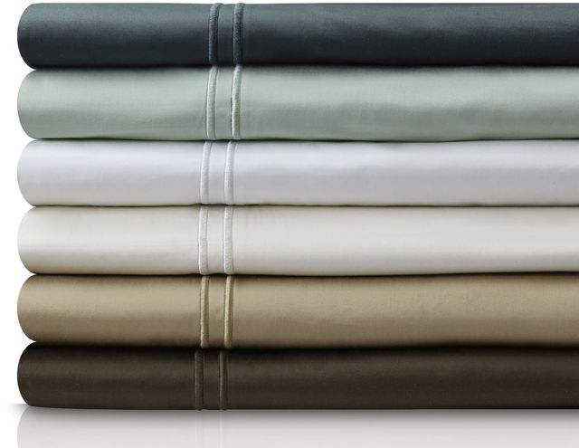 Malouf® 600 TC Egyptian Cotton Slate Split Queen Sheet Set-1