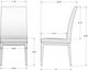 Amisco Customizable Lorenzo Dining Side Chair with High Backrest-2