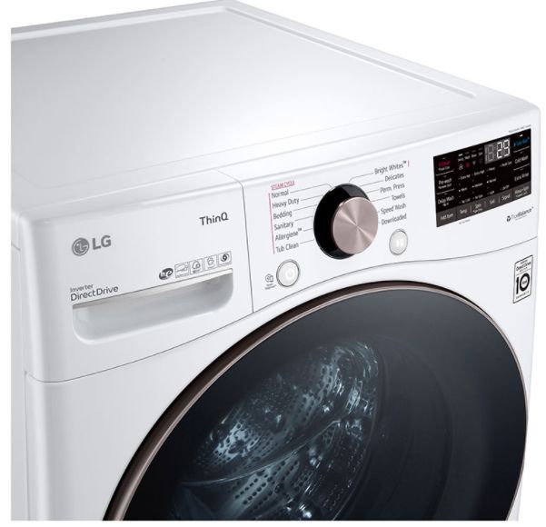 LG 4.5 Cu. Ft. White Front Load Washer-8