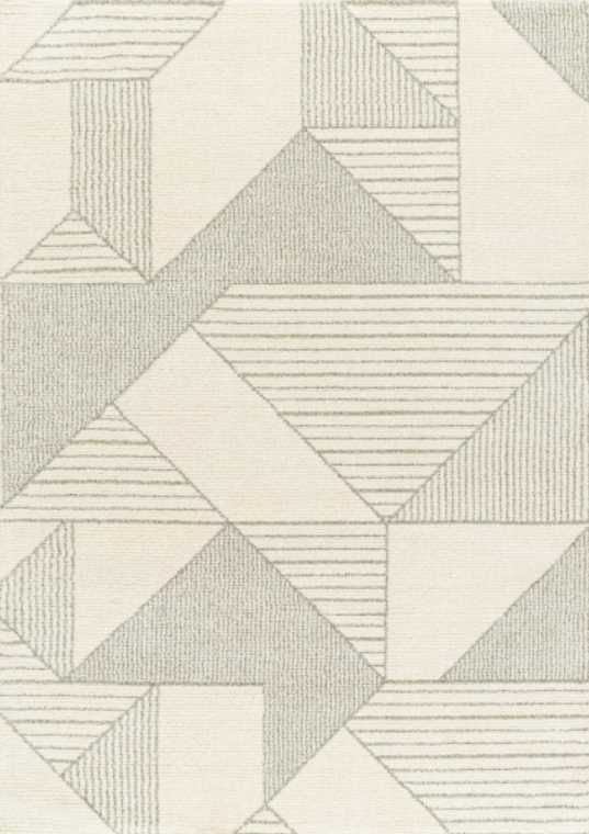 Surya Gavic Beige/Black 4'x6' Area Rug-0