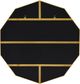 Renwil® Cruz Antique Brass Wall Mirror-2