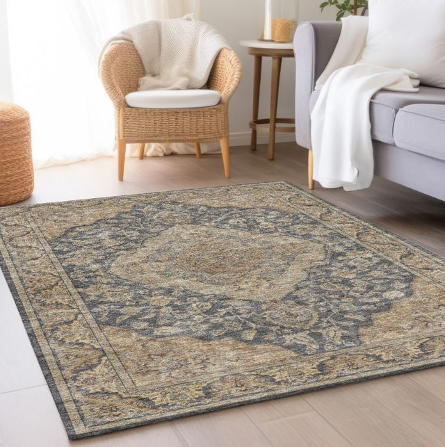 Dalyn™ Rug Company Hatay HY3 Charcoal 5'x8' Area Rug-4