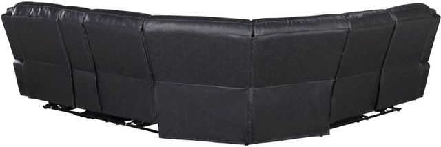 Coaster® Sycamore Dark Gray Upholstered Power Reclining Sectional Sofa-3
