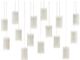 Currey & Company Escenia Natural/Painted Silver Multi-Drop Pendant Lighting-1