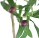 A & B Home Green 25" Artificial Olive Tree with Fruit-2