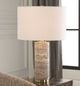 Uttermost® Cortado Brass Travertine Table Lamp-1