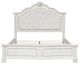 Benchcraft® Montelaine 3-Piece Antique White King Upholstered Bedroom Set-2