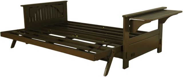 Kodiak Furniture Jozie Graystone/Taber Indigo Full Futon Frame with Mattress-3