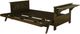Kodiak Furniture Jozie Graystone/Taber Indigo Full Futon Frame with Mattress-3