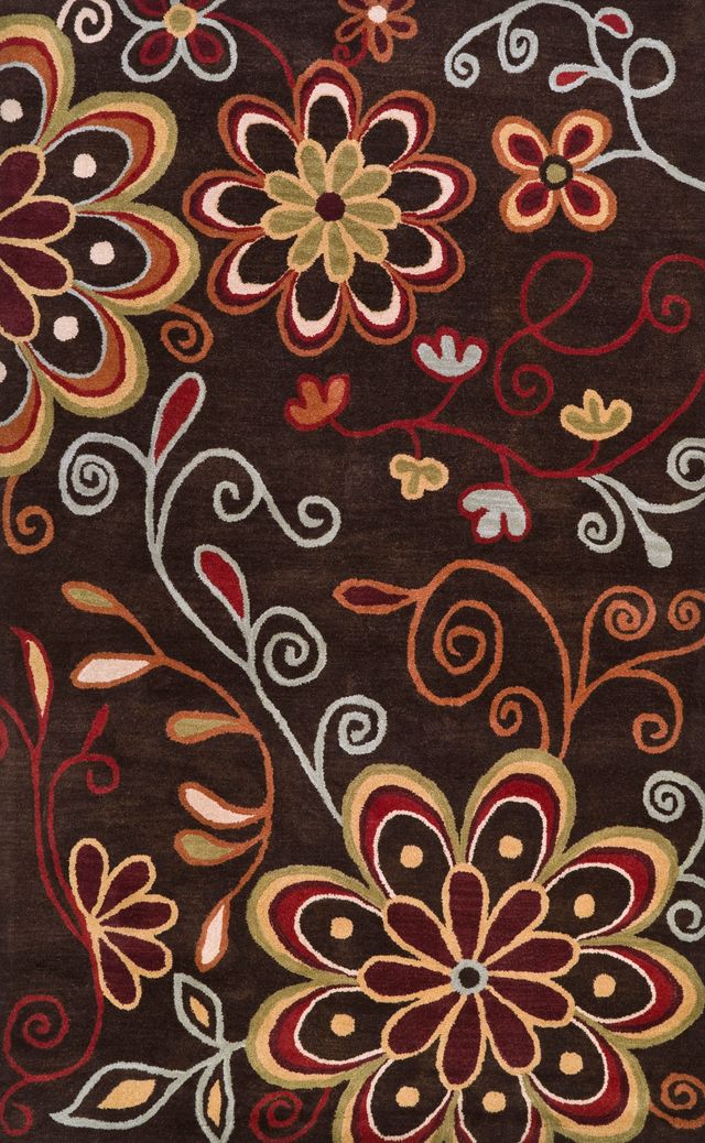 Surya Athena Multi Floral 8'x11' Area Rug-0