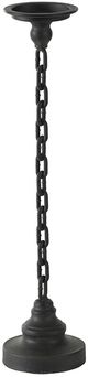 A & B Home Black 22" Candle Holder-0