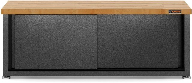 Gladiator® 54" Hammered Granite Storage Shoe Bench-0