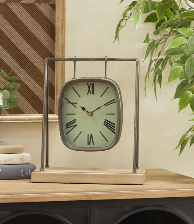 Deco Marche Gray Pendulum Clock-4
