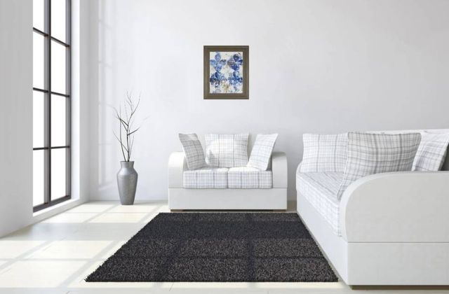 Classy Art Blue Quatrefoil III by Patrica Pinto Wall Art-3