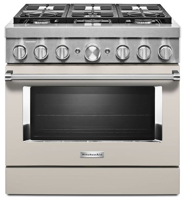 KitchenAid® 36" Milkshake Pro Style Dual Fuel Range-0