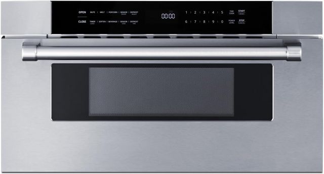 Summit® 30" Stainless Steel Built In Microwave Drawer-0