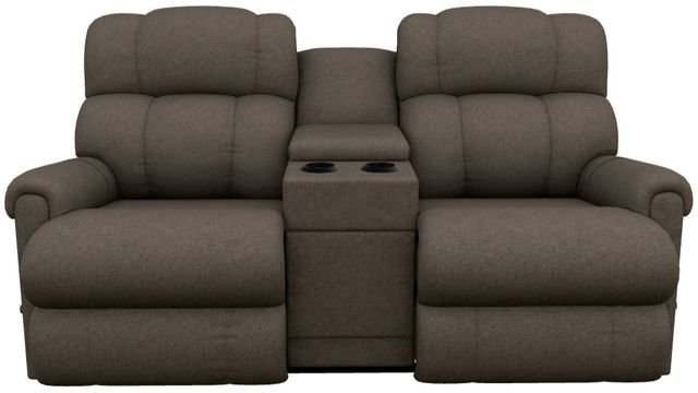 La-Z-Boy® Pinnacle Java Manual Wall Reclining Loveseat with Console-1