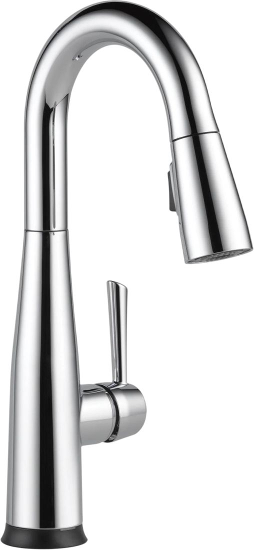 Delta Essa® Chrome Single Handle Pull-Down Bar/Prep Faucet with Touch2O® Technology-0