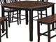 Furniture of America® Dover II Cherry Brown Counter Height Table-0
