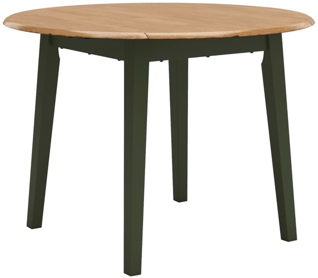 Signature Design by Ashley® Gesthaven Natural Dining Table with Green Base-0