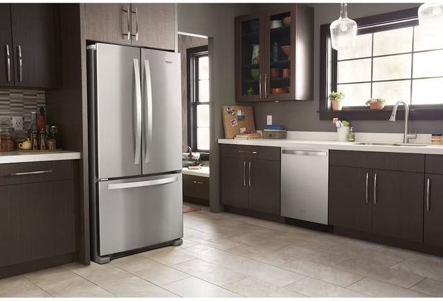 Whirlpool® 33 in. 22.1 Cu. Ft. Fingerprint Resistant Stainless Steel Freestanding French Door Refrigerator-5