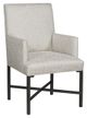Vanguard® Glendale Black Metal Arm Chair-0