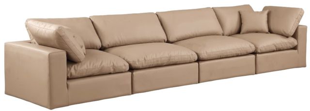 Meridian Furniture Comfy 4-Piece Tan Sofa-0