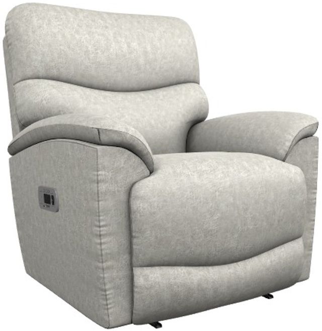 La-Z-Boy® Trouper Dove Power Wall Recliner with Headrest and Lumbar-0