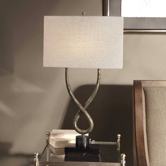 Uttermost® Talema Silver Leaf Table Lamp-1