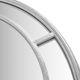 Olliix by Martha Stewart Katonah Silver Framed Décor Wall Mirror-1