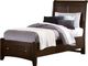 Vaughan-Bassett Bonanza Merlot Twin Sleigh Storage Bed-0