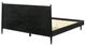 Armen Living Artemio 4-Piece Black Queen Panel Bedroom Set-4