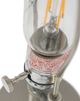 A & B Home Ombre Grey/White Glass Table Lamp-3