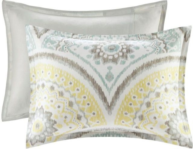 Olliix by Urban Habitat Matti 7 Piece Yellow King/California King Matti Cotton Comforter Set-2