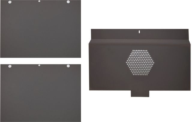 Ilve 30" Black Gas Range Self Clean Oven Panels-0