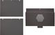 Ilve 30" Black Gas Range Self Clean Oven Panels-0
