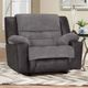 Franklin™ Grant Silverton Charcoal Fabric Power Rocker Recliner-1
