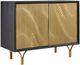 Signature Design by Ashley® Tayner Black/Gold Accent Cabinet-0