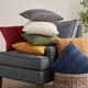 Nourison Home™ Lifestyle 2-Piece Navy Cotton Knitted Throw Pillows Set-4