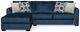 Jackson Furniture Jetson 2-Piece Nile Left-Arm Facing Sofa Sectional and Chaise-1
