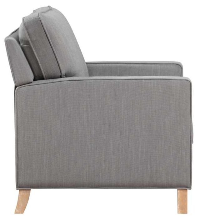 Homelegance® Hampstead Gray Manual Push Back Recliner-3