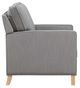 Homelegance® Hampstead Gray Manual Push Back Recliner-3