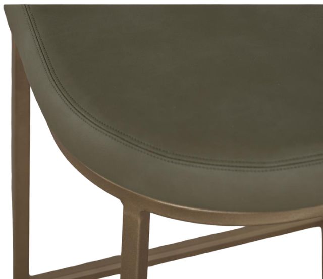 International Furniture Direct Mezquite Gold/Green Counter Stool-2