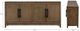 Nest Home Collections Lexington Antique Natural 4-Door Cabinet-2
