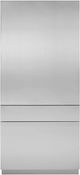 Monogram® 30" Stainless Steel Left Hinge Column Refrigerator Door Panel Kit-0