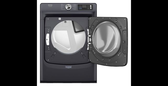 Maytag® Pet Pro System 7.4 Cu. Ft. Midnight Steel Front Load Gas Dryer-1