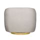 A & B Home Cream Swivel Armchair -3