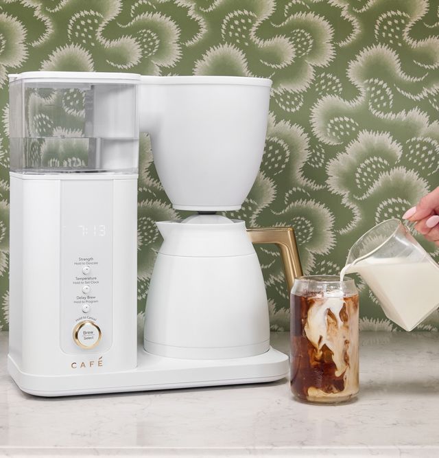 CAFÉ™ 10 Cup Matte White Specialty Drip Countertop Coffee Maker-3