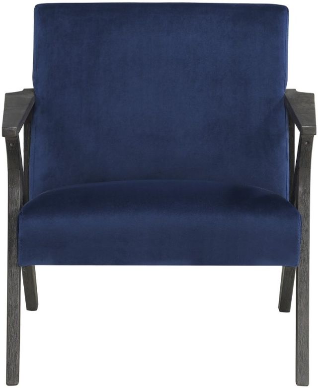 Homelegance® Coriana Navy Accent Chair-2